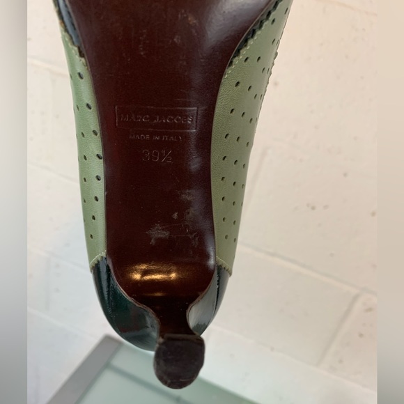 Marc Jacobs two tone green oxford pump - Picture 8 of 9